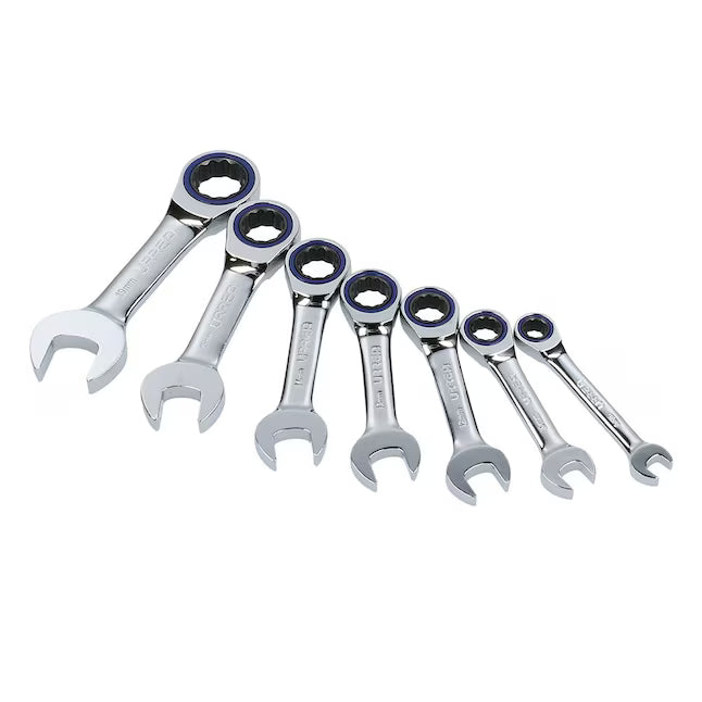 80178 Ratchet Wrench Set 7 pcs SAE
