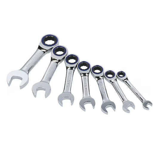 80178 Ratchet Wrench Set 7 pcs SAE