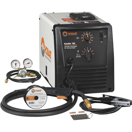 Hobart Handler Flux Core Welder 230 Volt 190 AMP Mig