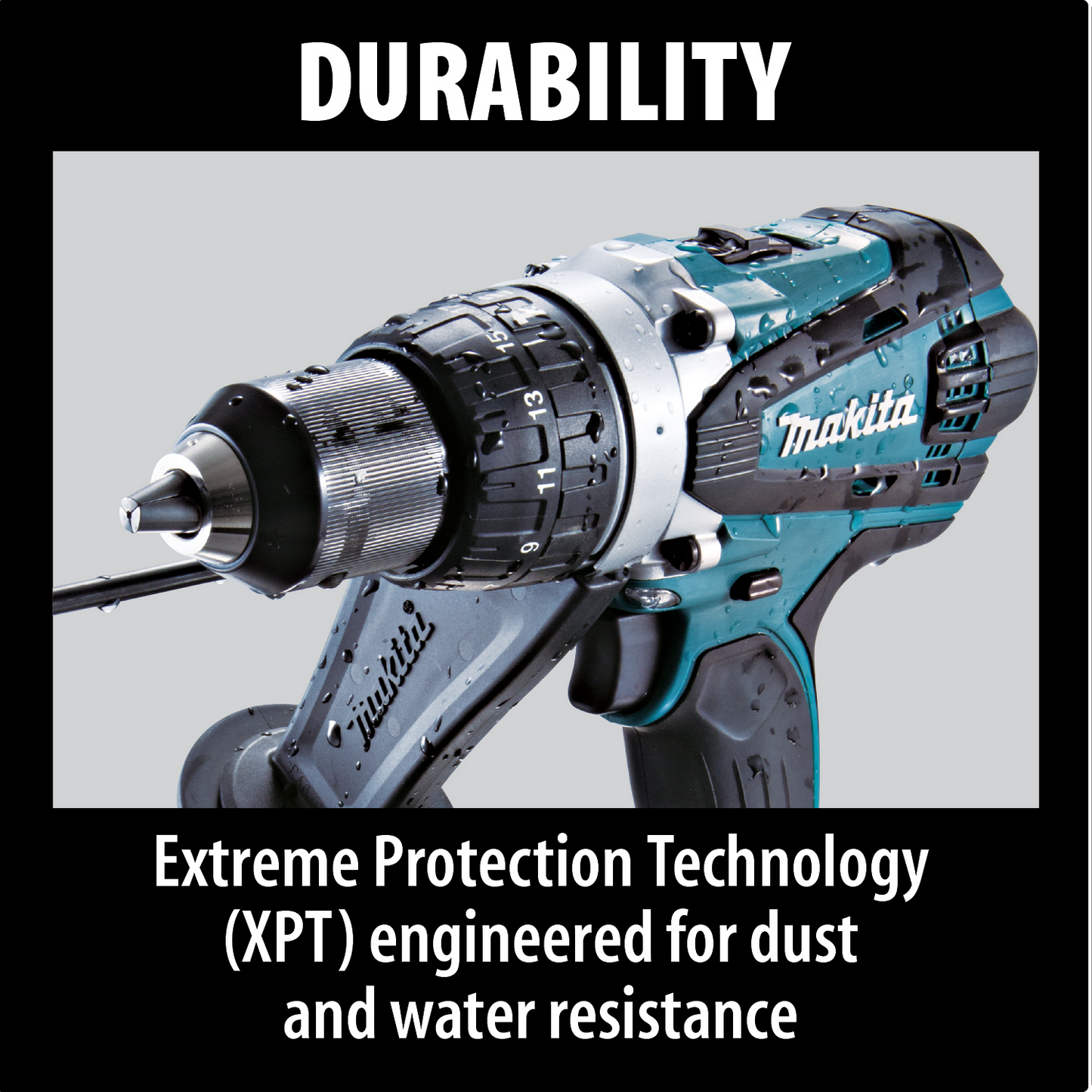 Makita 18 Volt LXT Lithium Ion Cordless 1/2 Inch Hammer Driver Drill Factory Serviced (Tool Only)