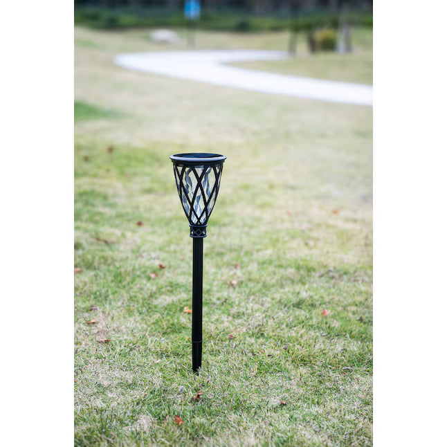 2851254 Harbor Breeze 2 -Pack Path light 20 -Lumens Black Solar LED