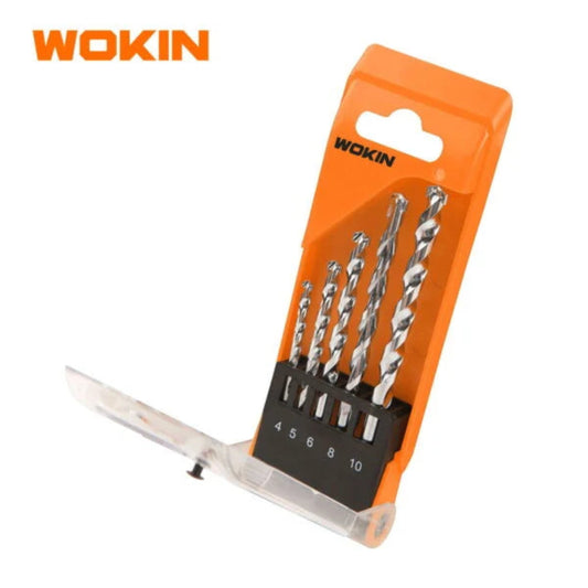 Wokin 5 Piece Masonry Drill Bits Set