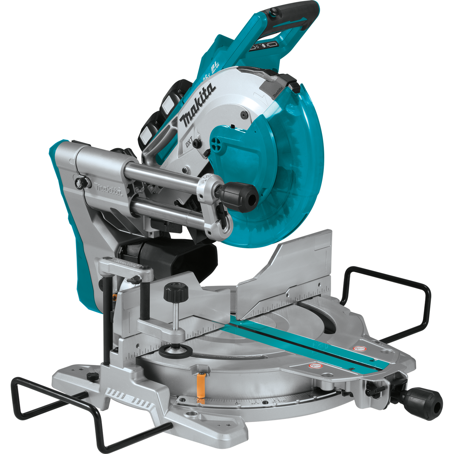 Makita 36 Volt LXT Brushless 10 Inch Dual Bevel Sliding Compound Miter Saw With Laser Kit Factory Serviced