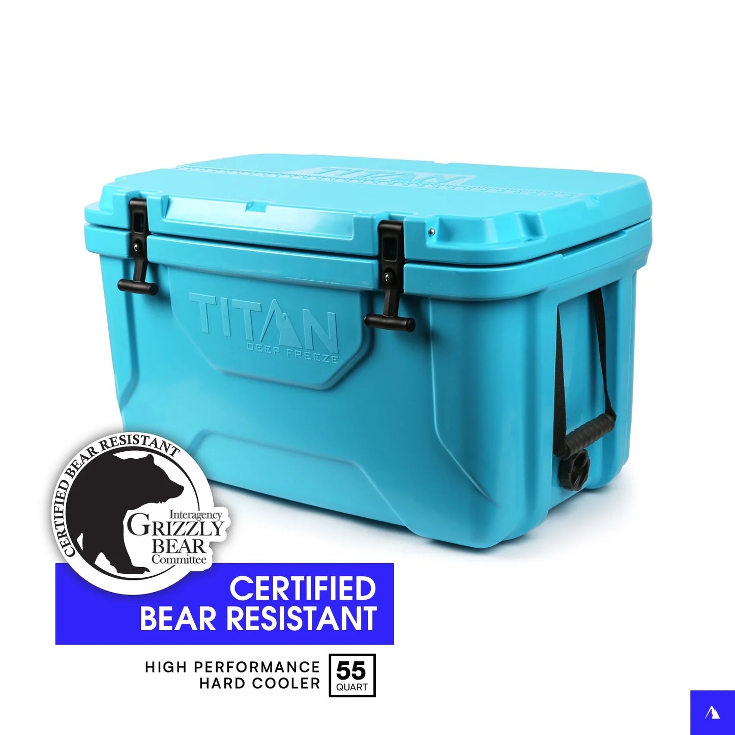 Titan 55 Quart Blue High Performance Cooler