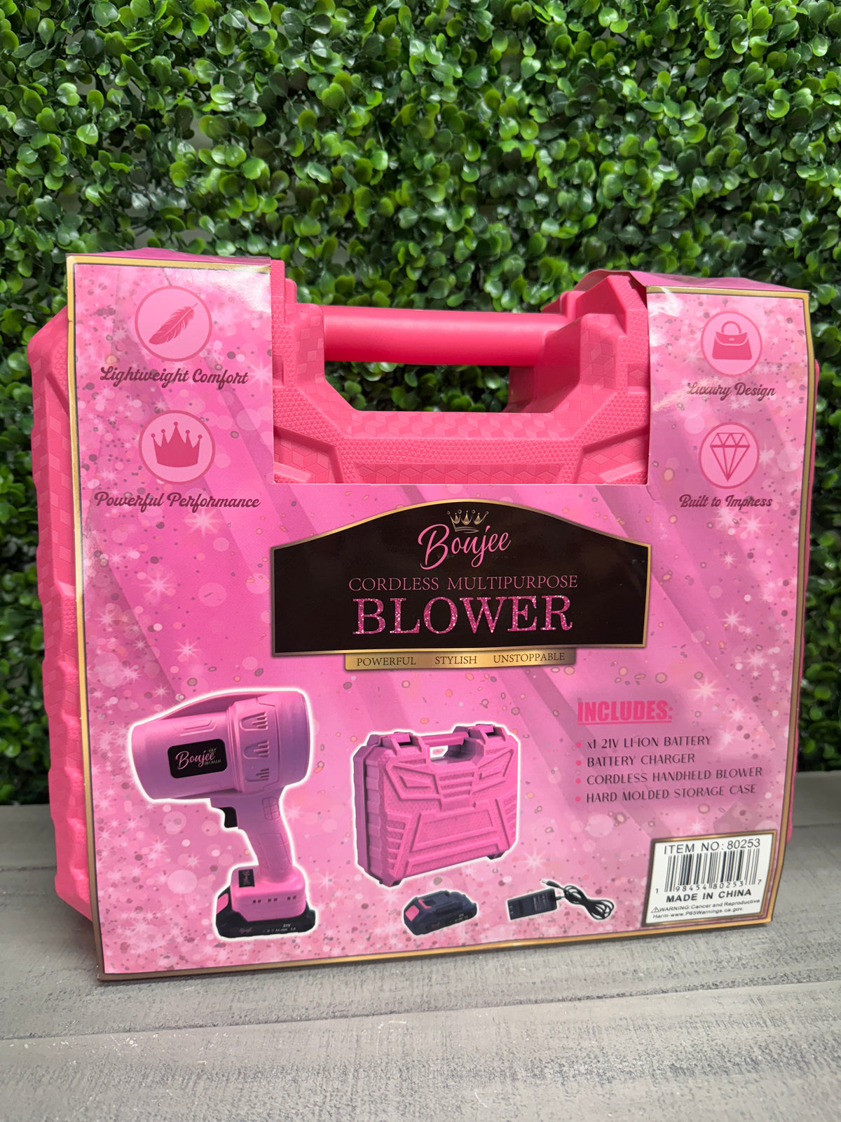 Boujee Pink Cordless Multipurpose Blower