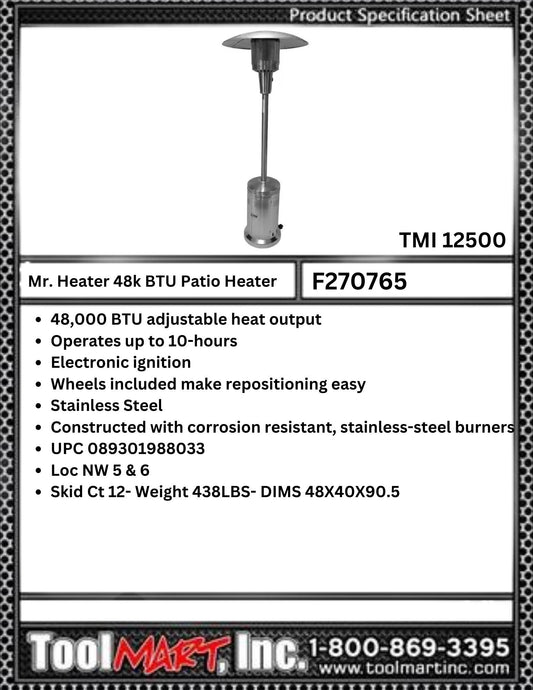 Mr Heater 48k BTU Patio Heater