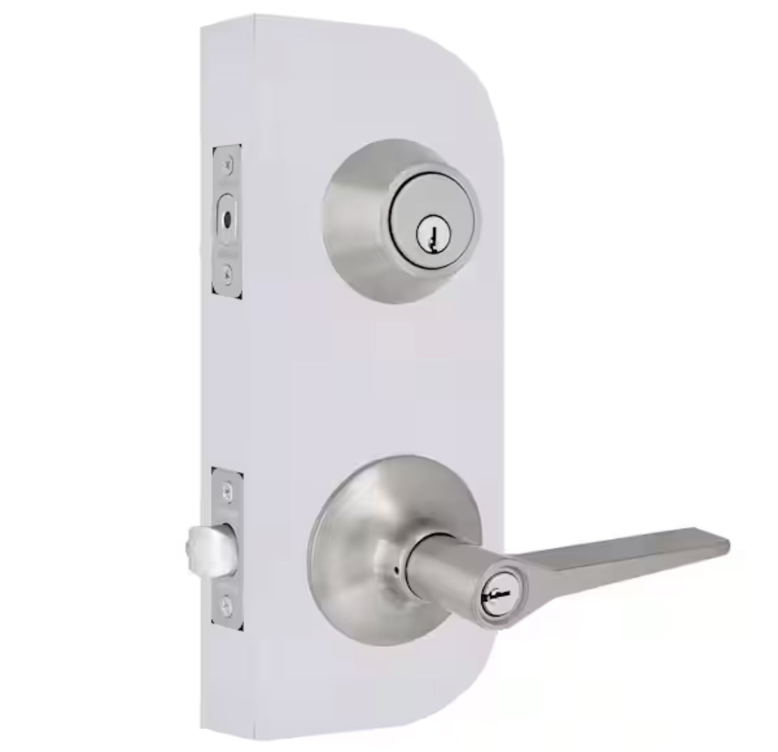 Defiant Naples Satin Nickel Combo Pack Damaged Box