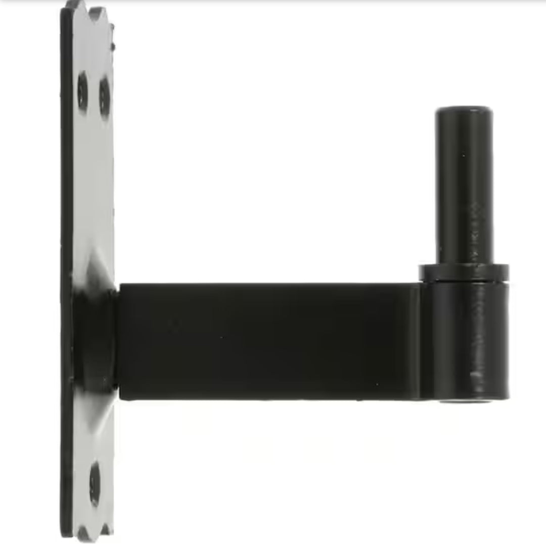 4.25 in. Black Exterior Shutter Hinge for Stone Siding (Set of 4)