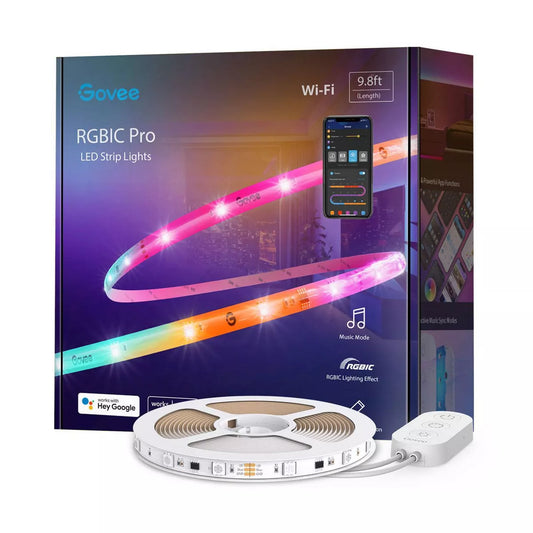 Govee RGBIC Pro 9.8 Foot LED Strip Lights