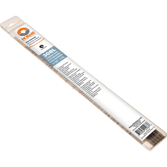 Hobart Filler Metals Welding Electrode Stick Stainless Steel 3/32" X 14"