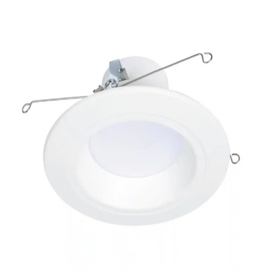 HALO RL56 Series 5/6 in. Recessed LED retrofit module Selectable CCT and Lumens  Integrated LED Matte White DAMAGED BOX