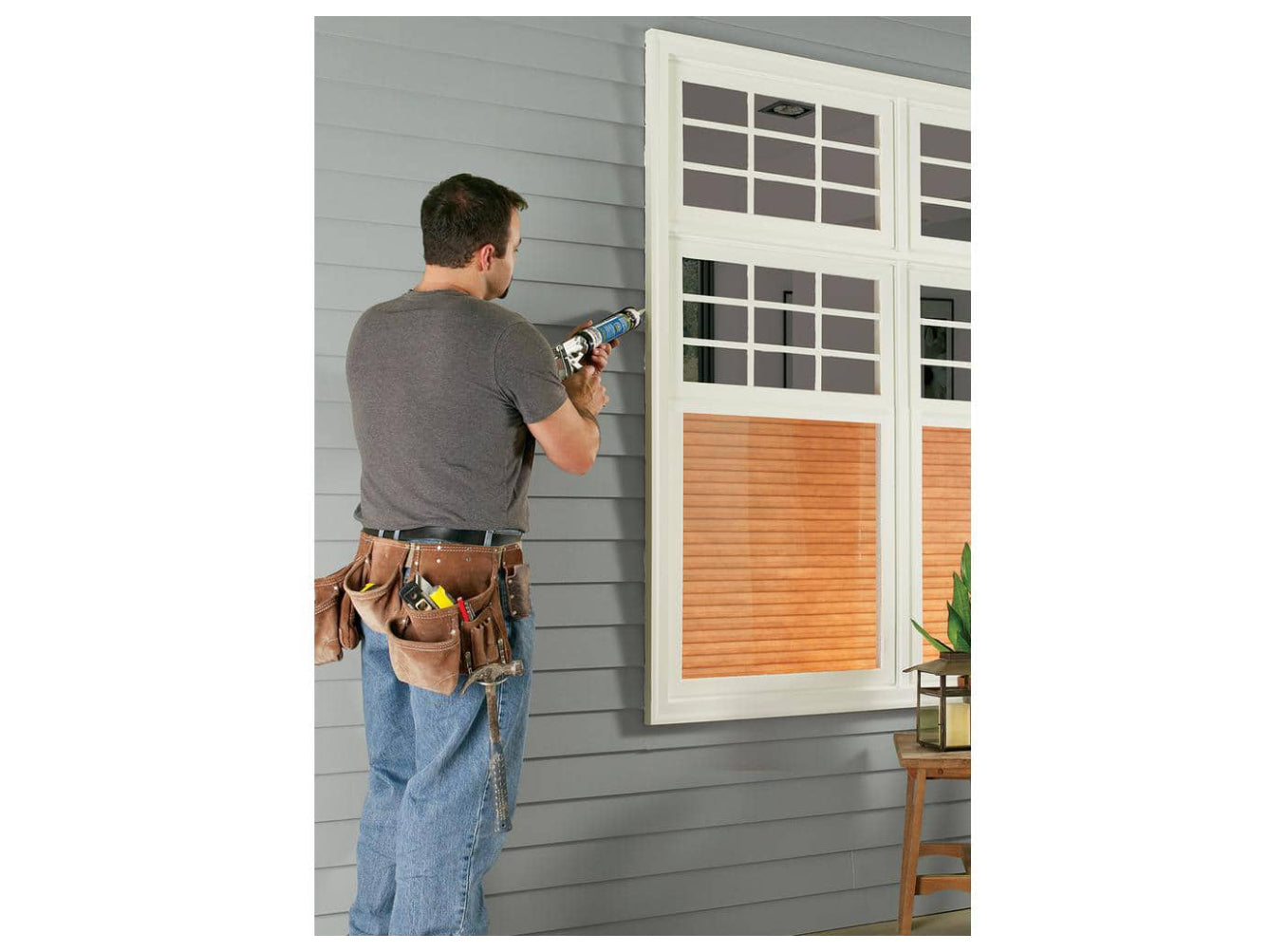 DAP Dynaflex 230 10.1 oz. White Premium Elastomeric Exterior/Interior Window, Door and Trim Sealant