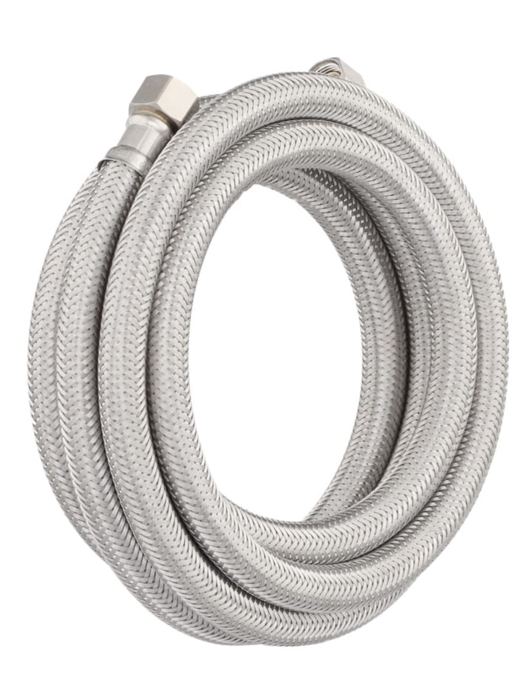 Everbilt 3/8 in. COMP x 3/8 in. COMP x 96 in. Universal Stainless Steel Dishwasher Connector