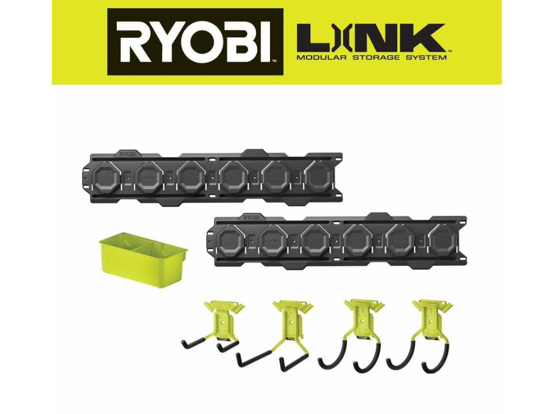 RYOBI LINK 7-Piece Wall Storage Kit - Damaged Box