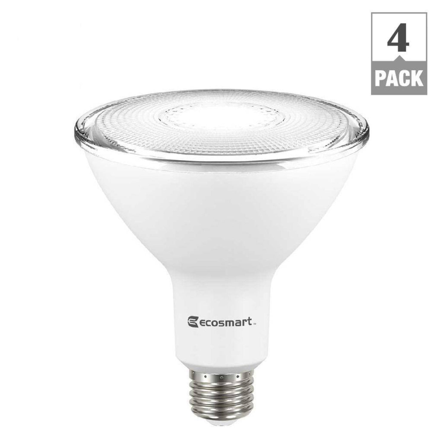 Ecosmart 90-Watt Equivalent PAR38 Non-Dimmable Flood LED Light Bulb Daylight (4-Pack) Damaged Box