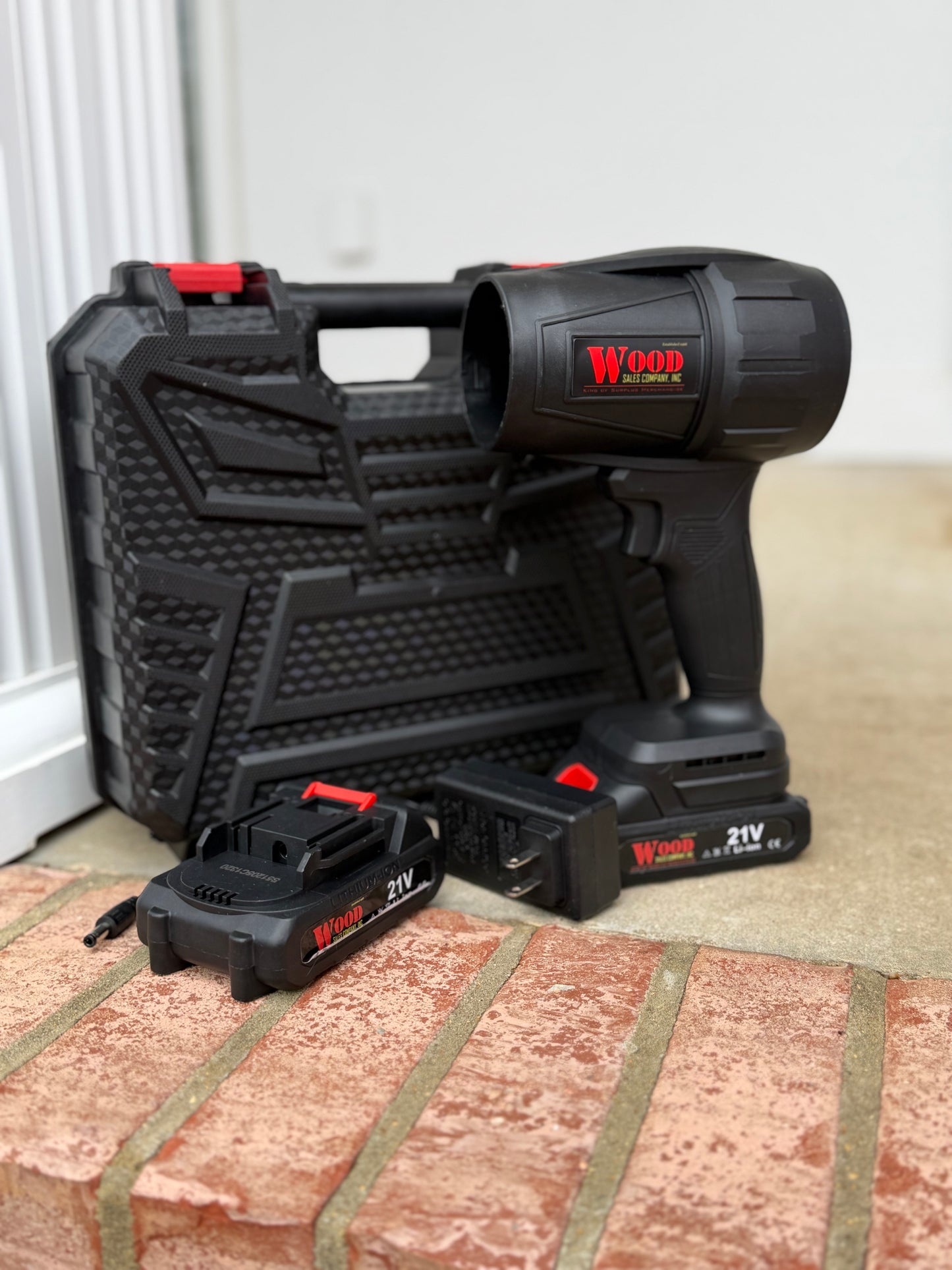 Handheld 21 Volt Rechargeable Blower with Two Batteries 80205