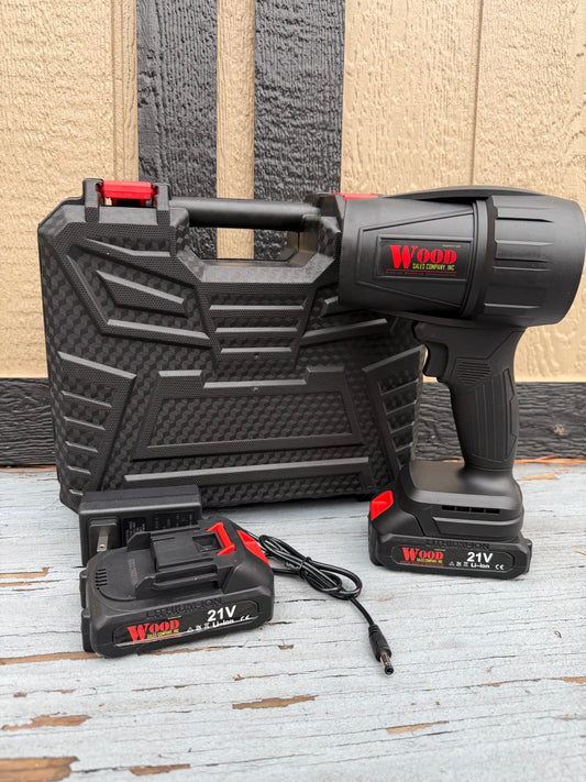Handheld 21 Volt Rechargeable Blower with Two Batteries 80205