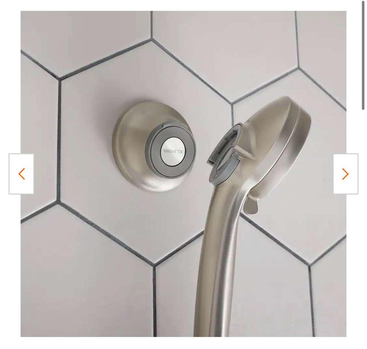 Moen Magnetix Remote Cradle for Handheld Shower in Spot Resist Brushed Nickel Damaged Box