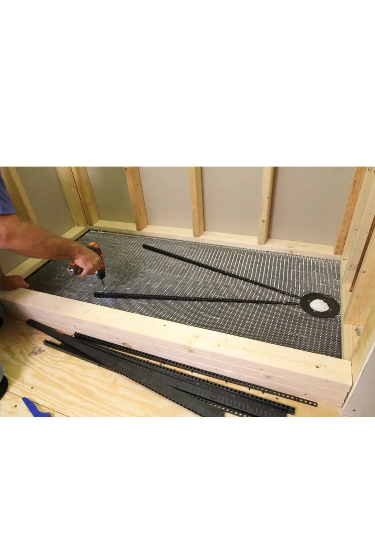 Goof Proof Shower Pre-Pitch Standard Installation Kit Damaged Box