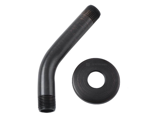 Glacier Bay 6 in. Shower Arm and Flange in Oil Rubbed Bronze DAMAGED BOX