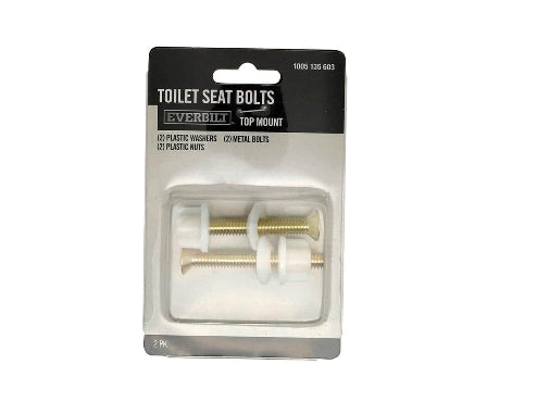 Everbilt Top Mount Toilet Seat Bolts DAMAGED BOX