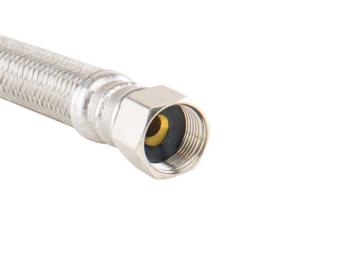 BrassCraft 3/8 in. Flare x 1/2 in. FIP x 12 in. Braided Polymer Faucet Supply Line