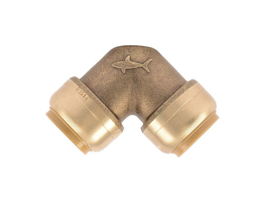 SharkBite 3/4 in. Push-to-Connect Brass 90-Degree Elbow Fitting DAMAGED BAG