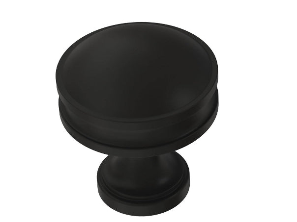 Liberty Liberty Charmaine 1-1/8 in. (28 mm) Matte Black Cabinet Knob DAMAGED BAG