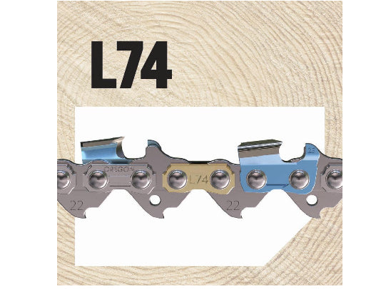 Oregon L74 Chainsaw Chain for 18 in. Bar, Fits Several Stihl models