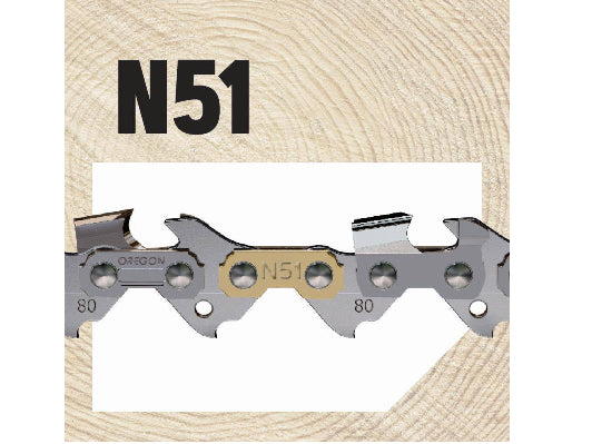Oregon N51 Chainsaw Chain for 12 in. Bar, Fits Husqvarna Models