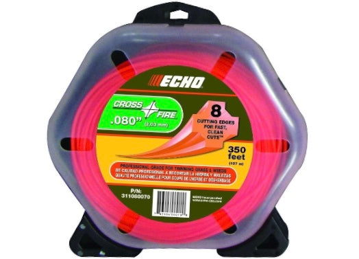 ECHO .080" Cross-Fire Trimmer Line (350 ft.) Large Clam