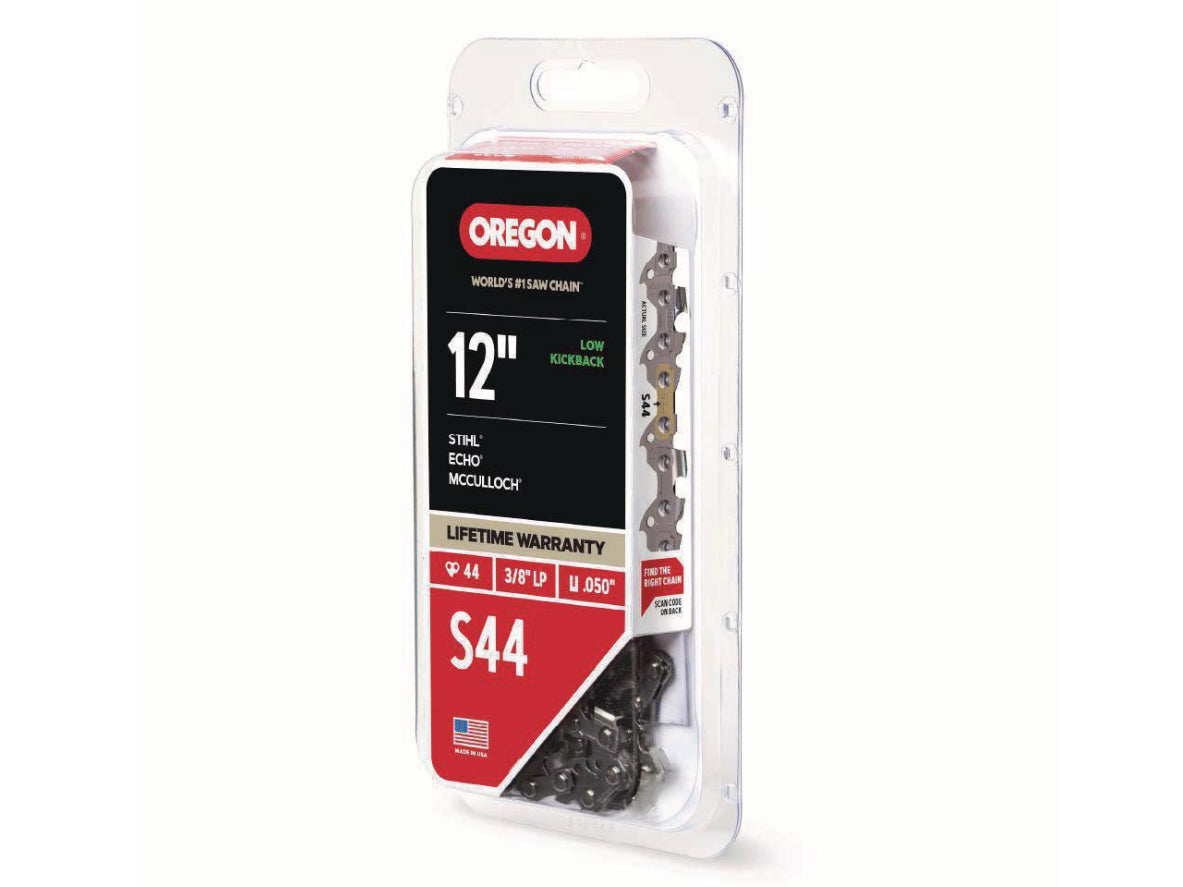 Oregon S44 AdvanceCut Saw Chain for 12 in. Bar - 44 Drive Links - Fits Echo, Stihl, McCulloch, Remington, Poulan and More