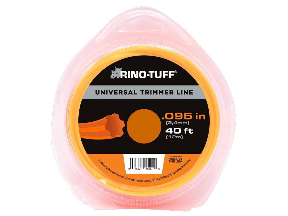 Rino-Tuff Universal Fit .095 in. x 40 ft. Gear Replacement Line for Gas and Select Cordless String Grass Trimmer/Lawn Edger