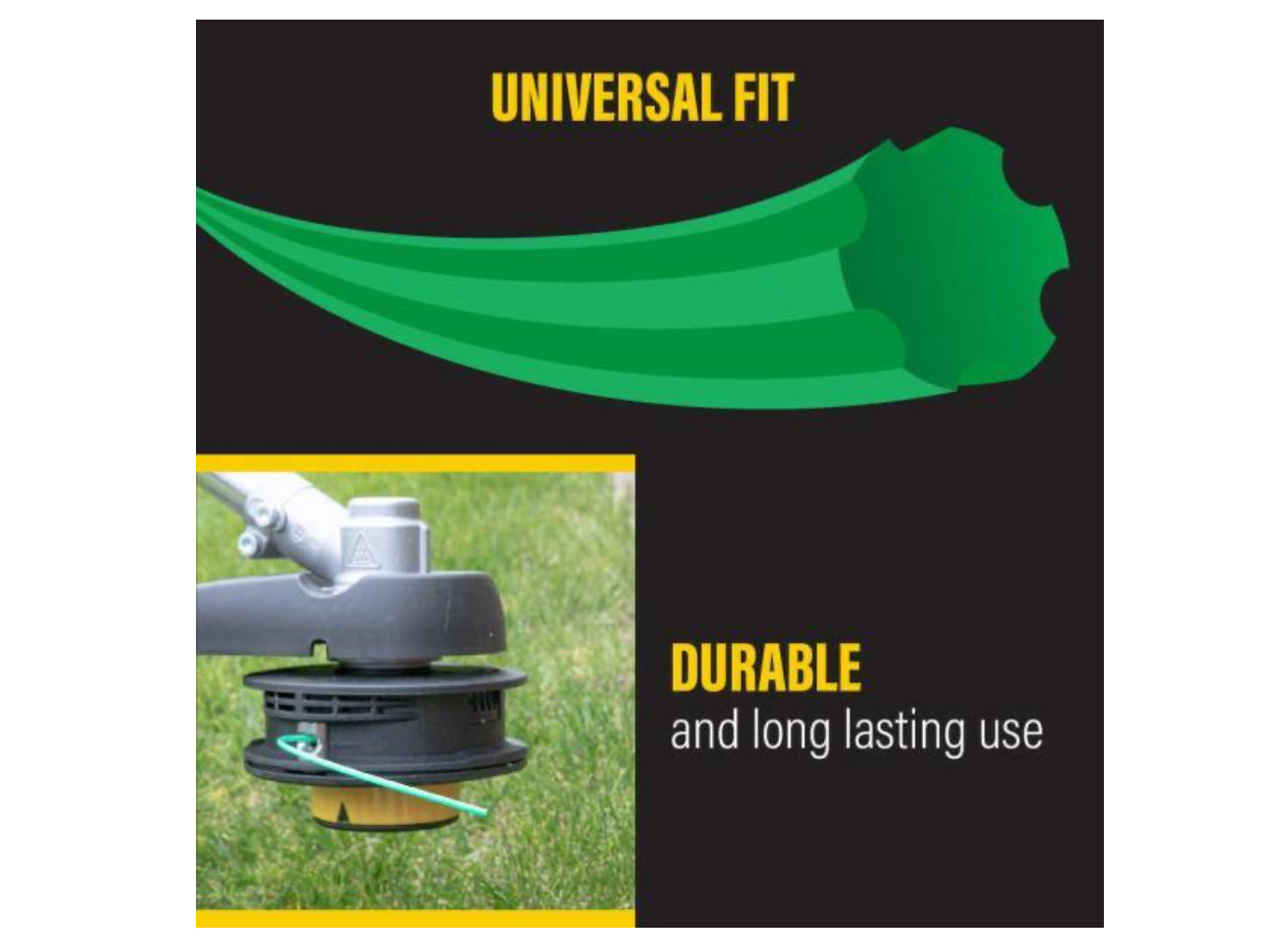 Rino-Tuff Universal Fit .080 in. x 40 ft. Gear Replacement Line for Gas, Corded and Cordless String Grass Trimmer/Lawn Edger