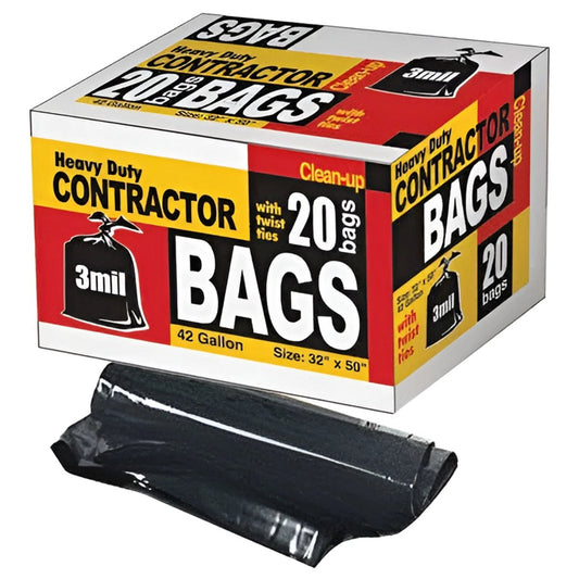 42 Gallon Contractor Heavy Duty Trash Bags
