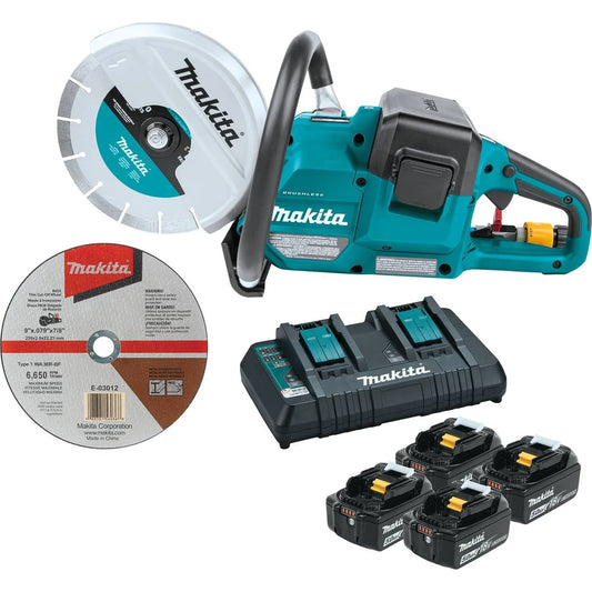 XEC01PT Makita 18V X2 (36V) LXT® Lithium-Ion Brushless Cordless 9" Power Cutter Kit Factory Serviced