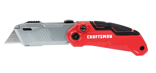 Craftsman Spring Assist Folding  Retractable Knife