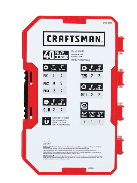 Craftsman 40pc Impact Set Impact Driver Bit