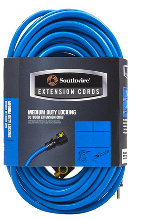 Medium Duty Locking Outdoor Extension Cord