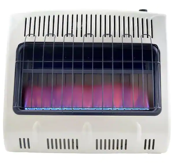 Mr. Heater 30,000 BTU Vent Free Blue Flame Natural Gas Heater Factory Serviced