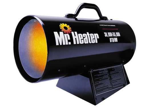 Mr. Heater 35,000 BTU Propane Forced-Air Heater Factory Serviced