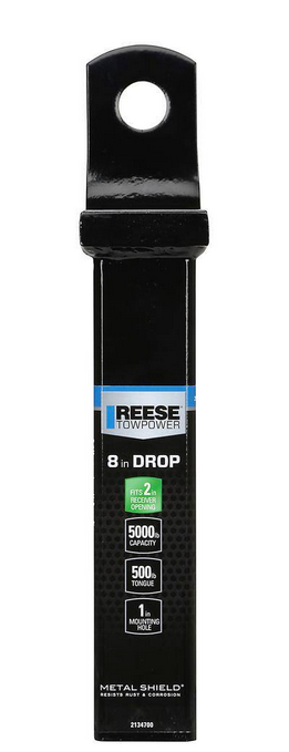 Reese Towpower 8 Inch Drop Ball Mount Bar