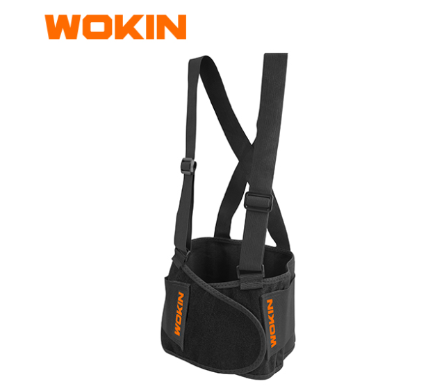 Wokin Back Support Belt with Adjustable Suspenders XL 130MM
