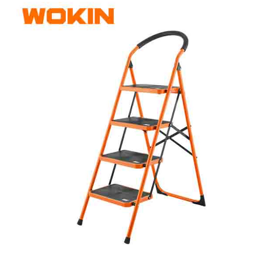 Wokin 150KG Load 4 Step Steel Ladder