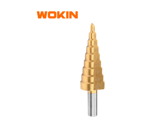 Wokin 4-20X2mm Titanium Coated Step Drill Bit