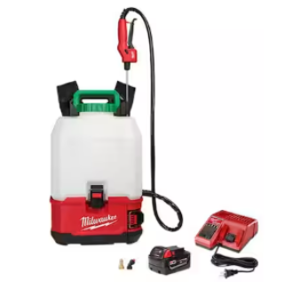 Milwaukee M18 4 Gallon Backpack Sprayer with Battery and  Charger