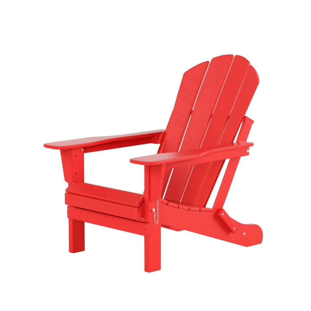 Red Folding Adirondack Chair