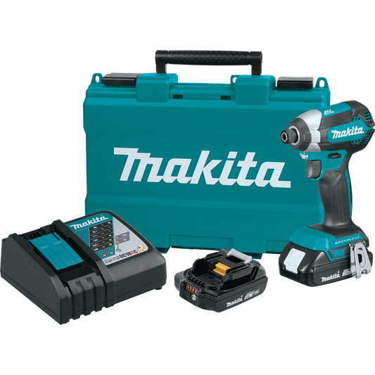 Makita 18 Volt LXT Brushless Cordless Impact Driver Kit Factory Serviced