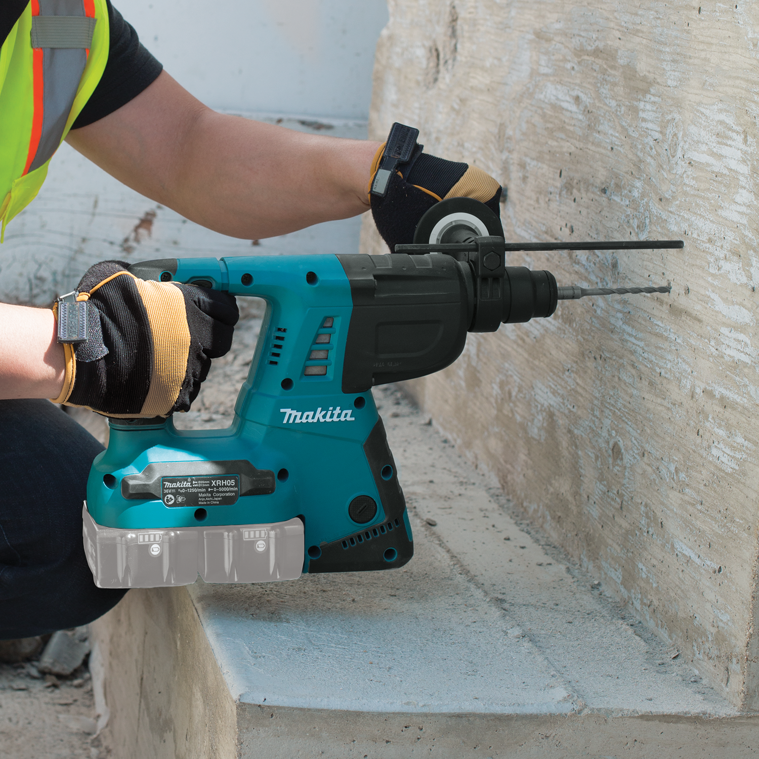 Makita 36 Volt 18V X2 LXT 1 Inch SDS Rotary Hammer Factory