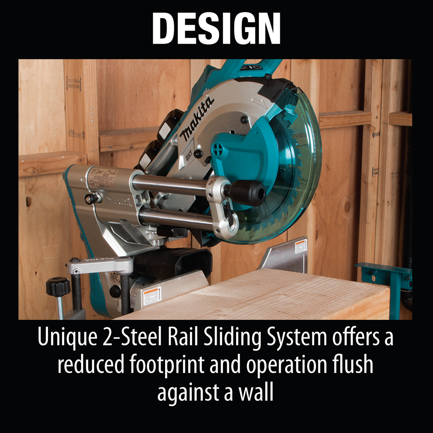Makita 36 Volt LXT Brushless 10 Inch Dual Bevel Sliding Compound Miter Saw With Laser Kit Factory Serviced
